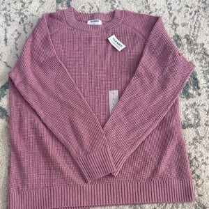 Old Navy Women's Mauve Crew Neck Sweater
